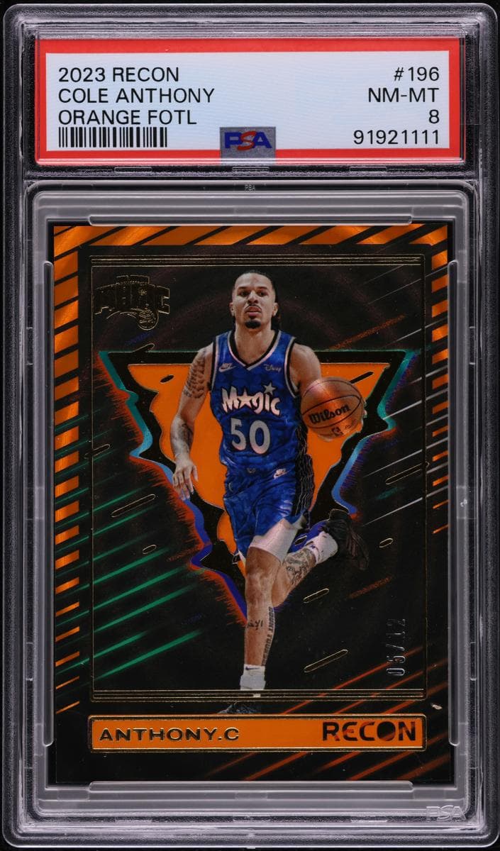 Cole Anthony 2023 panini Panini Recon