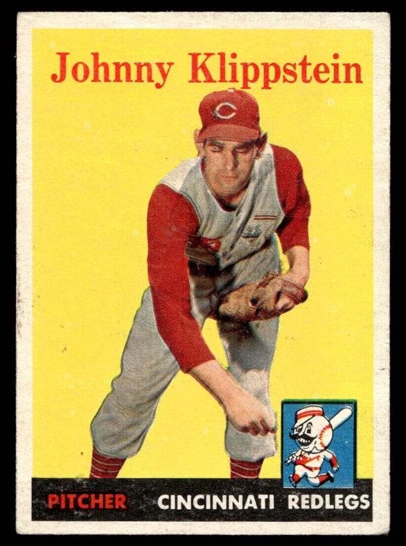 Johnny Klippstein 1958 topps Topps