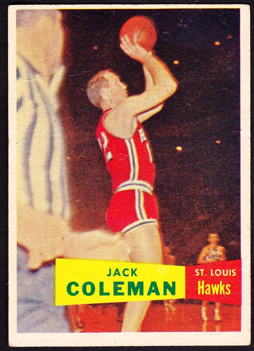 Jack Coleman 1957 topps Topps