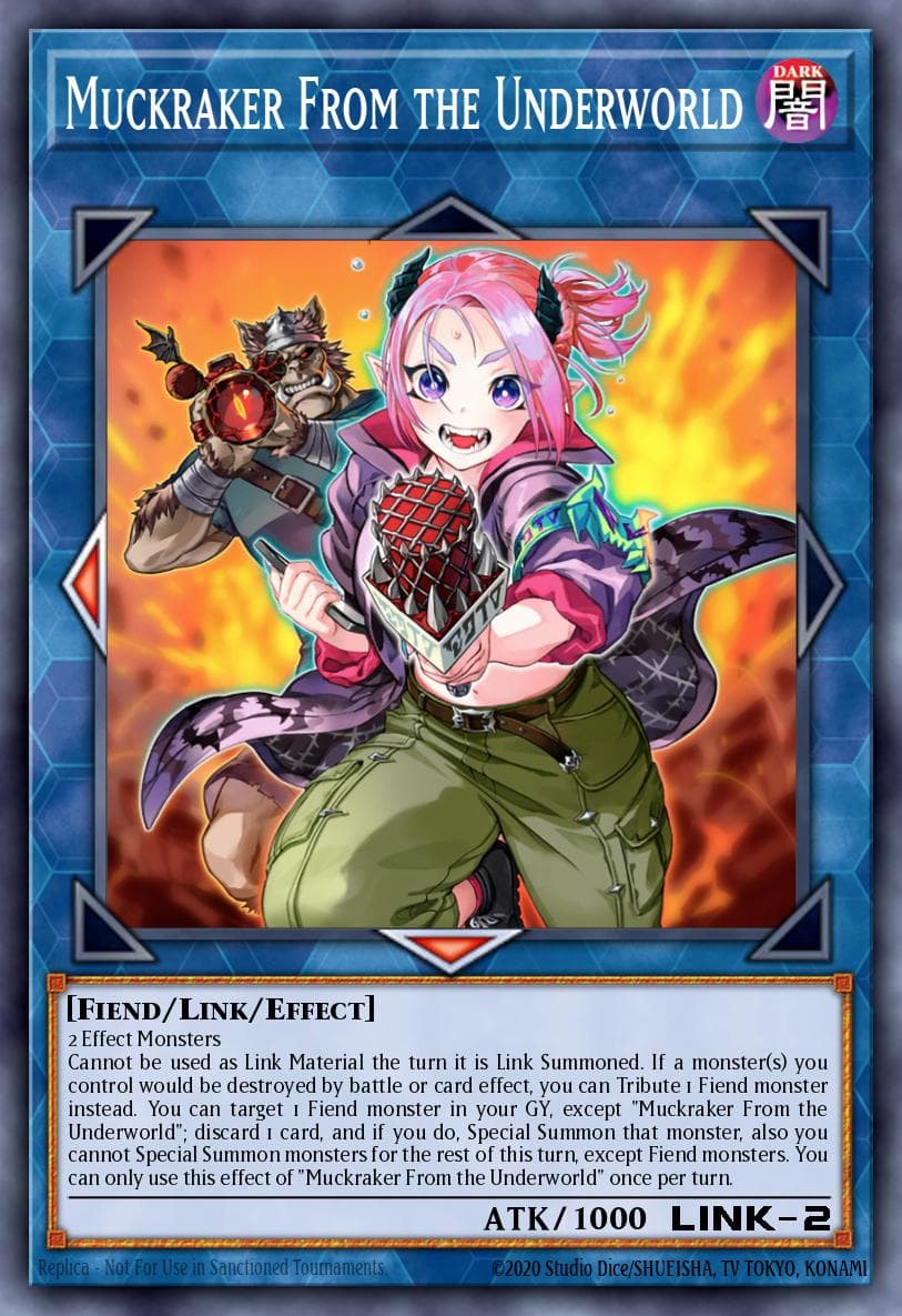 Muckraker From the Underworld 2022 Yu-Gi-Oh! Darkwing Blast