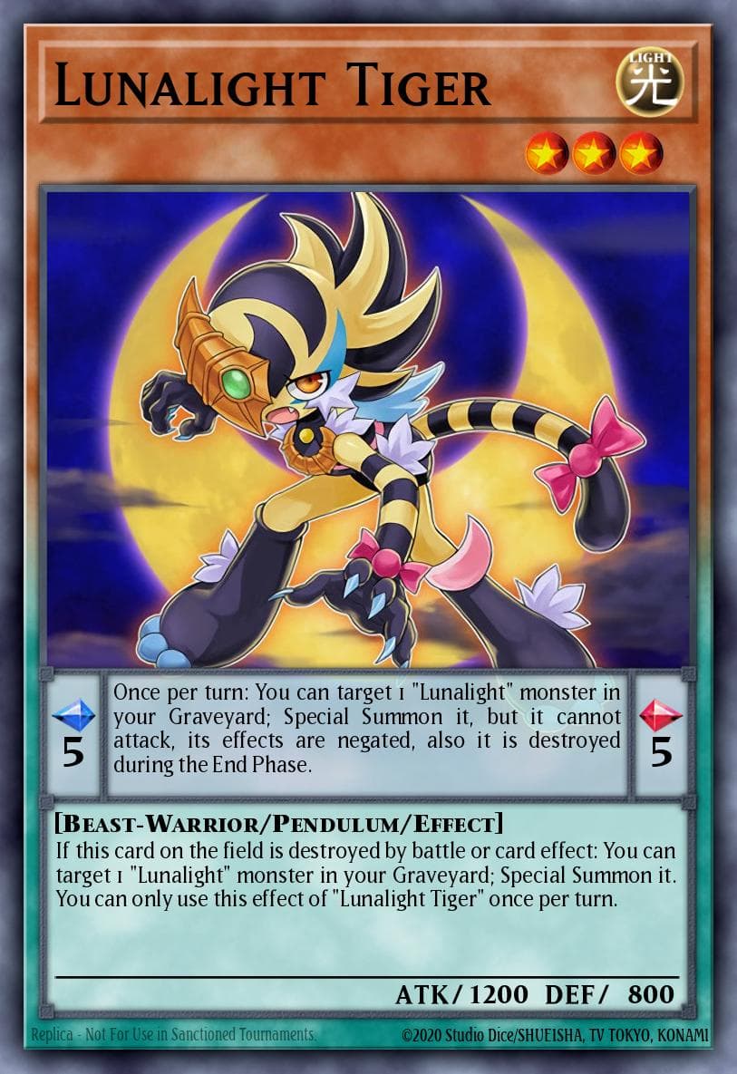 Lunalight Tiger 2016 Yu-Gi-Oh! Shining Victories