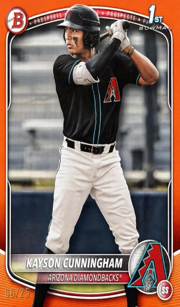 Kayson Cunningham trading card