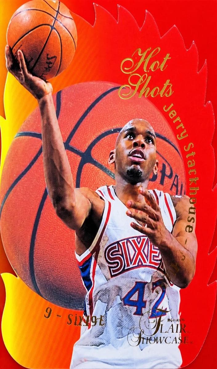 Jerry Stackhouse 1996 unknown Flair Showcase Hot Shots