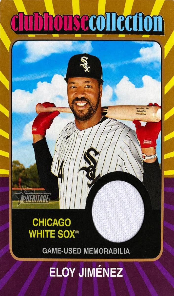 Eloy Jiménez 2024 topps Topps Heritage