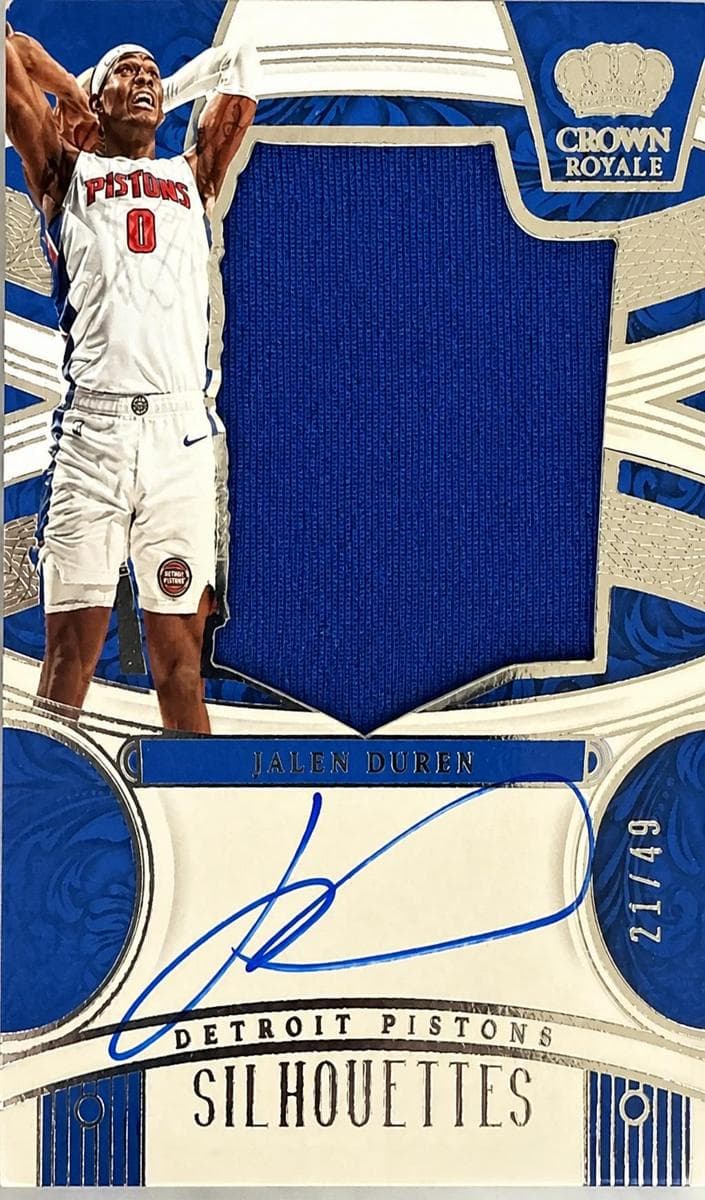 Jalen Duren 2023 panini Panini Crown Royale