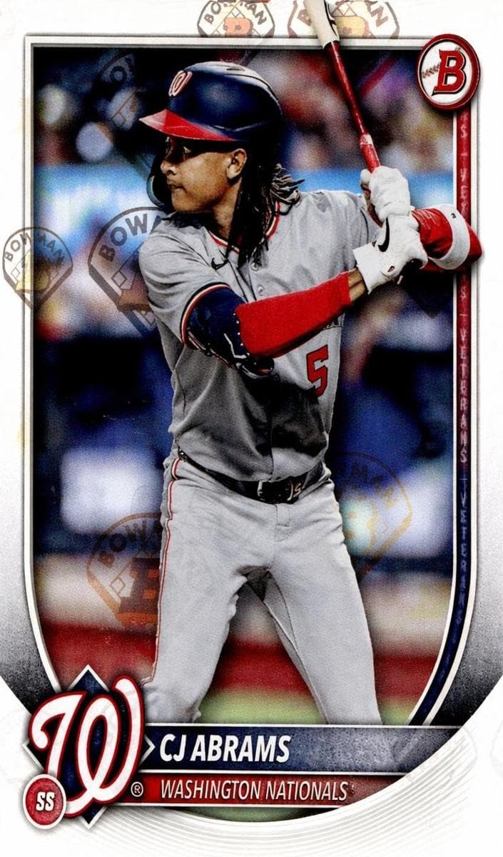 CJ Abrams 2025 bowman Bowman