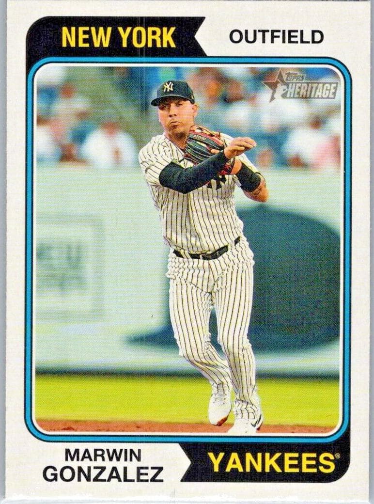 Marwin Gonzalez trading card