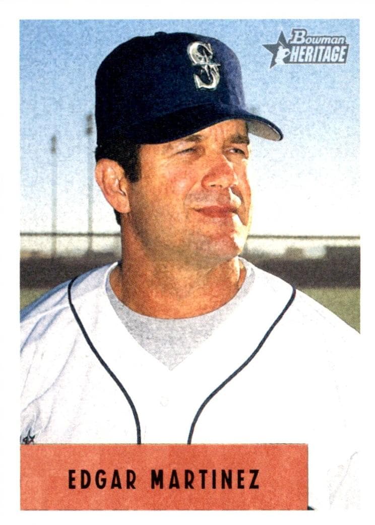 Edgar Martinez 2002 bowman Bowman Heritage