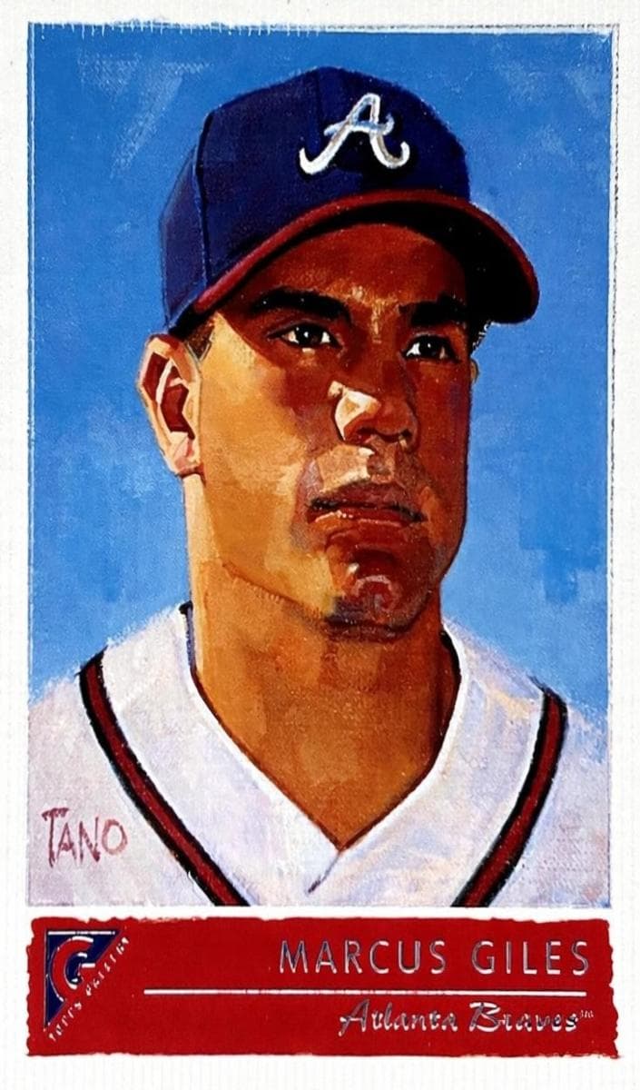 Marcus Giles 2001 topps Topps Gallery
