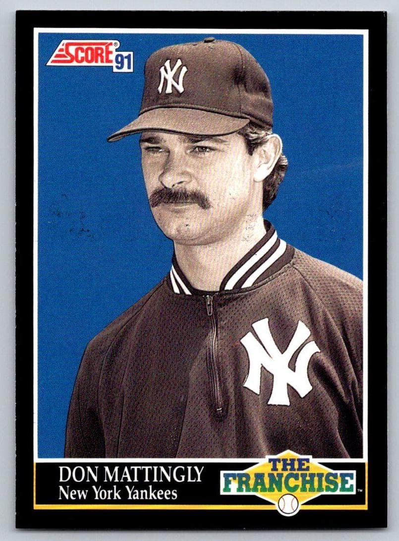 Don Mattingly 1991 panini Score