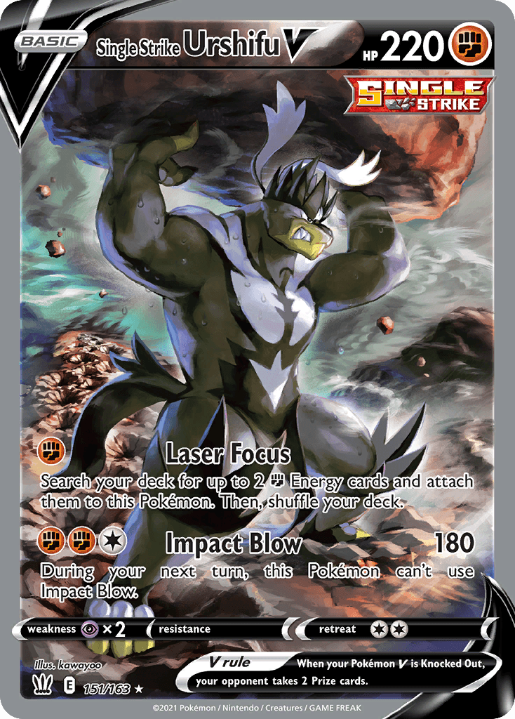 Single Strike Urshifu V 2021 Pokemon Battle Styles