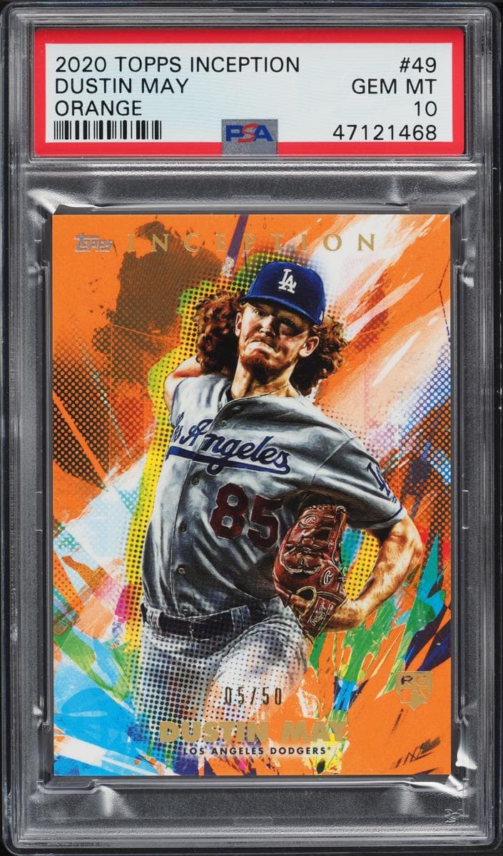 Dustin May 2020 topps