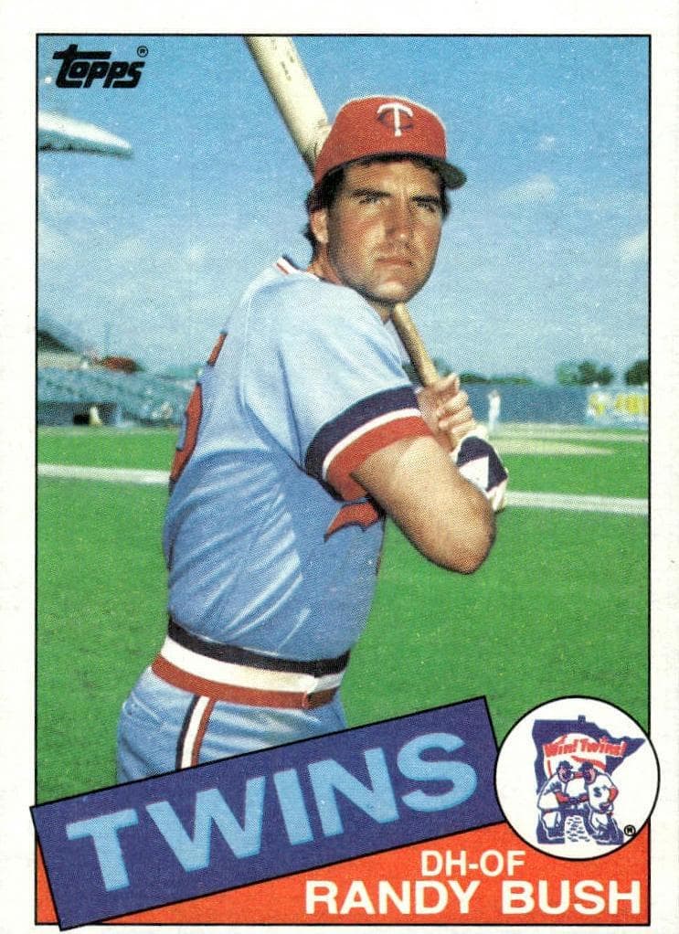 Randy Bush trading card