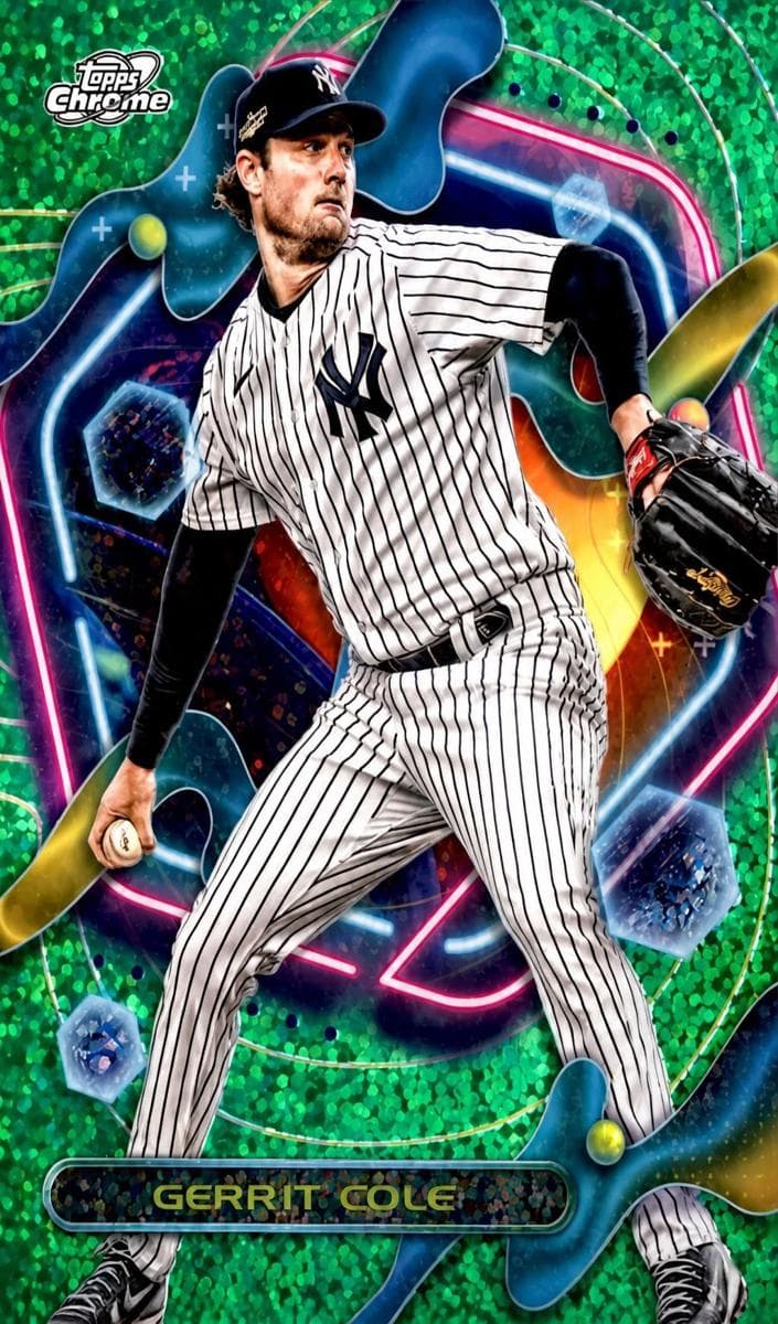 Gerrit Cole 2023 topps Topps Cosmic Chrome