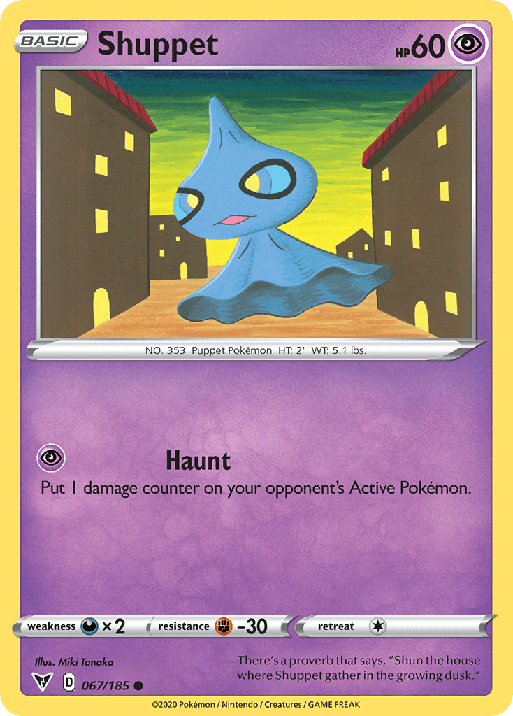 Shuppet 2020 Pokemon Vivid Voltage