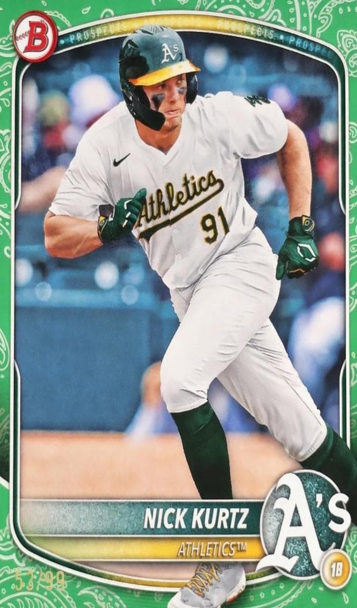 Nick Kurtz 2025 bowman Bowman