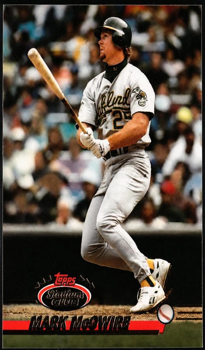Mark McGwire 1993 unknown Stadium Club