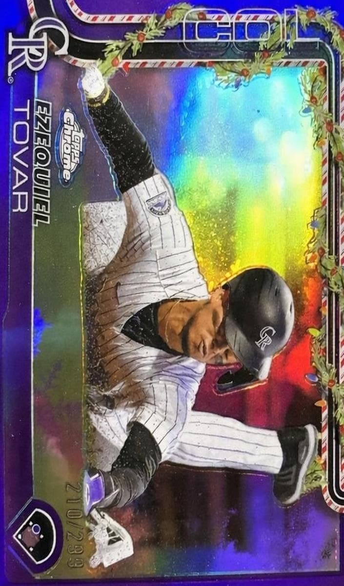 Ezequiel Tovar 2025 topps Holiday
