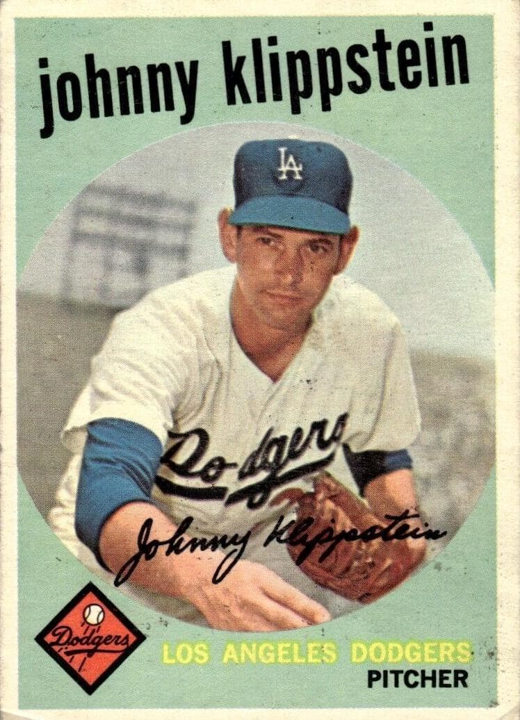 Johnny Klippstein 1959 topps Topps