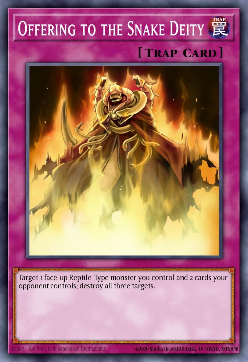 Offering to the Snake Deity 2012 Yu-Gi-Oh! Ra Yellow Mega Pack