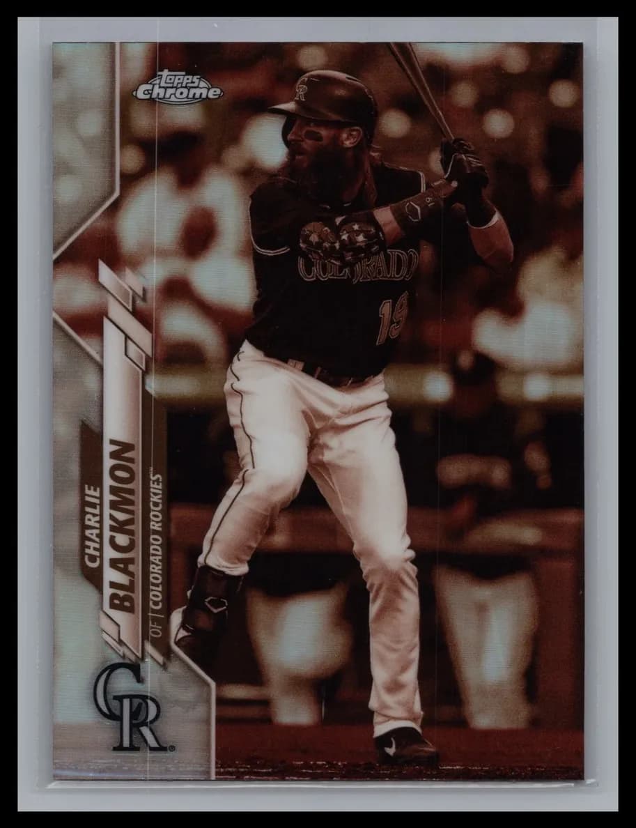 Charlie Blackmon 2020 topps Topps Chrome