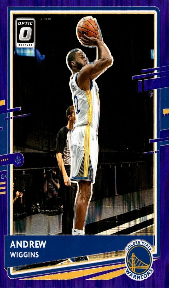 Andrew Wiggins 2020 panini Donruss Optic