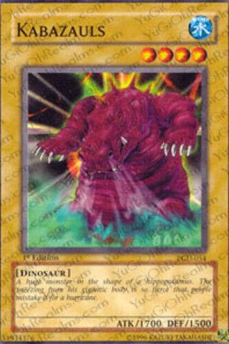 Kabazauls 2003 Yu-Gi-Oh! Pharaonic Guardian