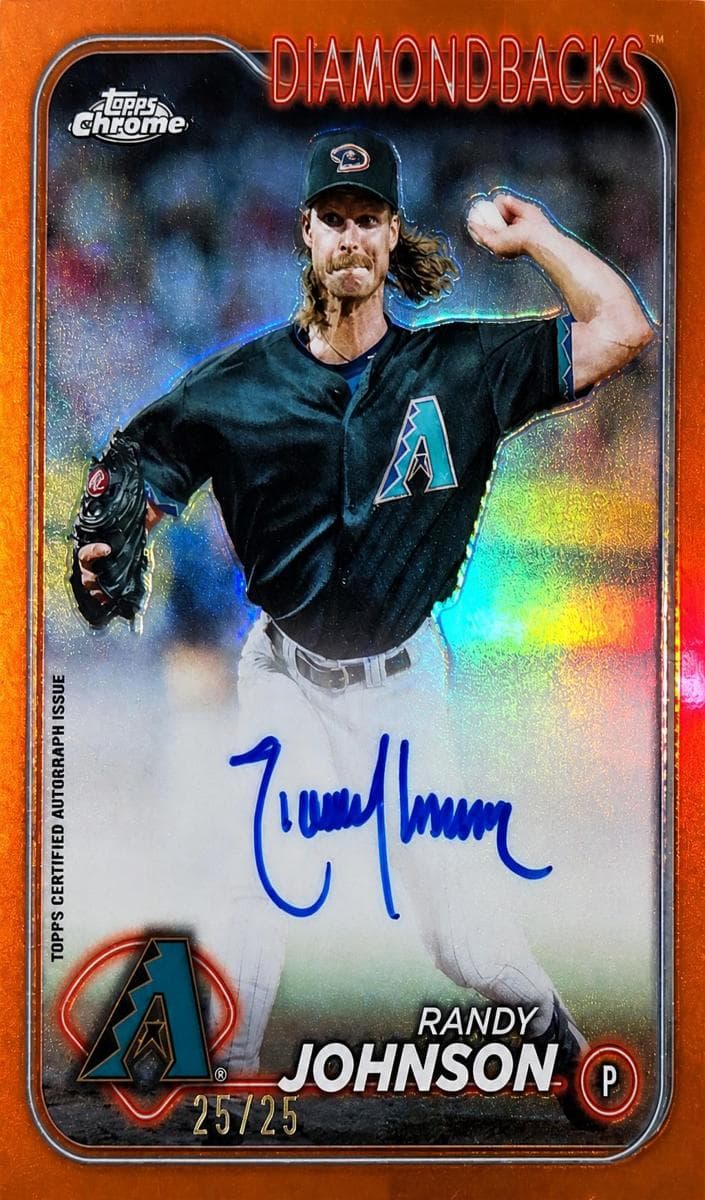 Randy Johnson 2024 topps Topps Chrome