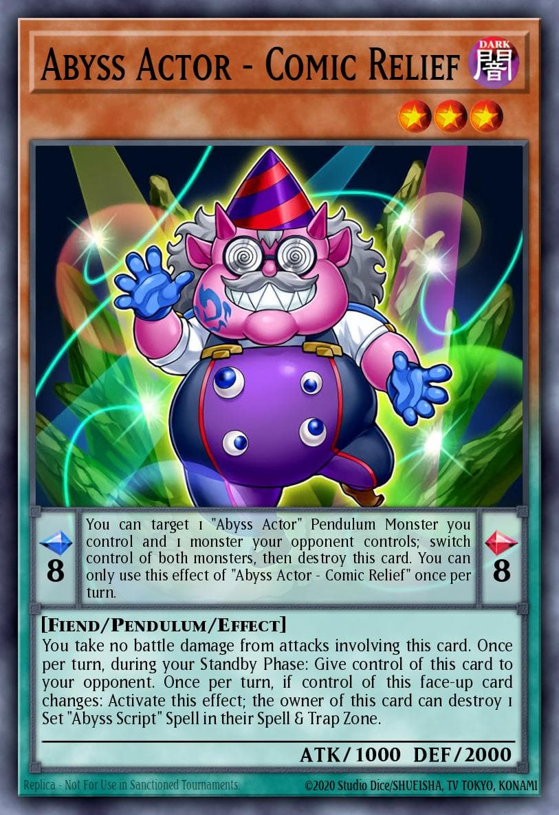 Abyss Actor - Comic Relief 2021 Yu-Gi-Oh!
