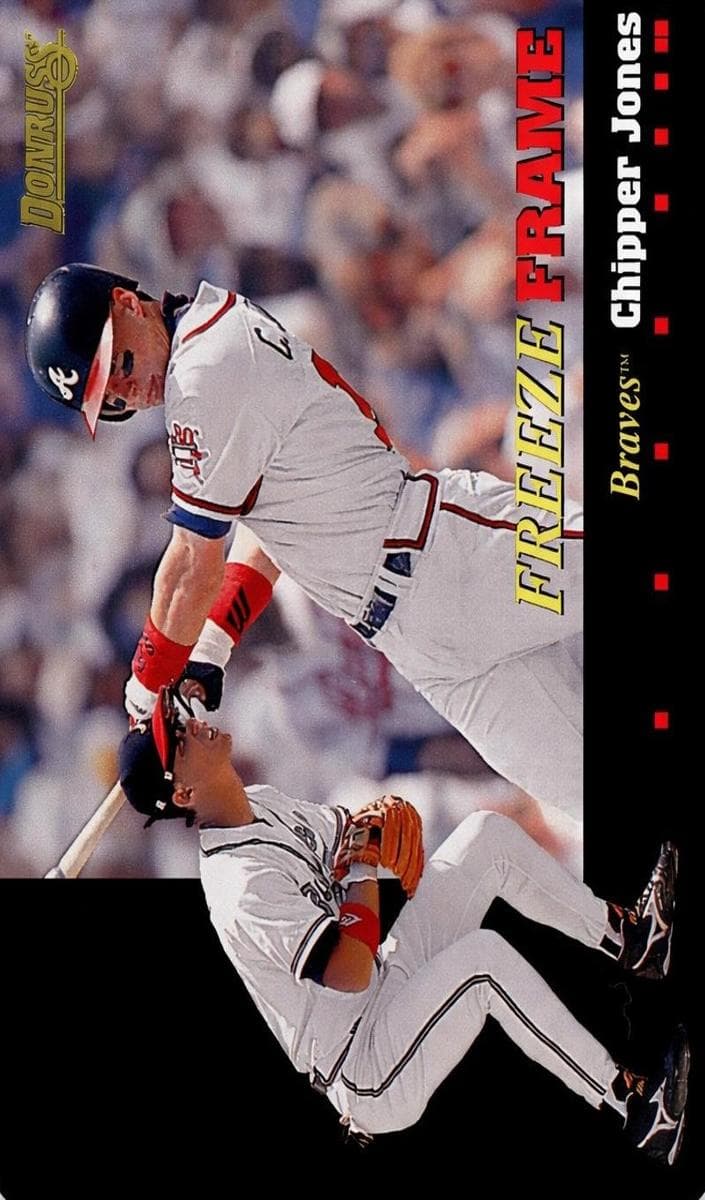Chipper Jones 1996 panini Donruss