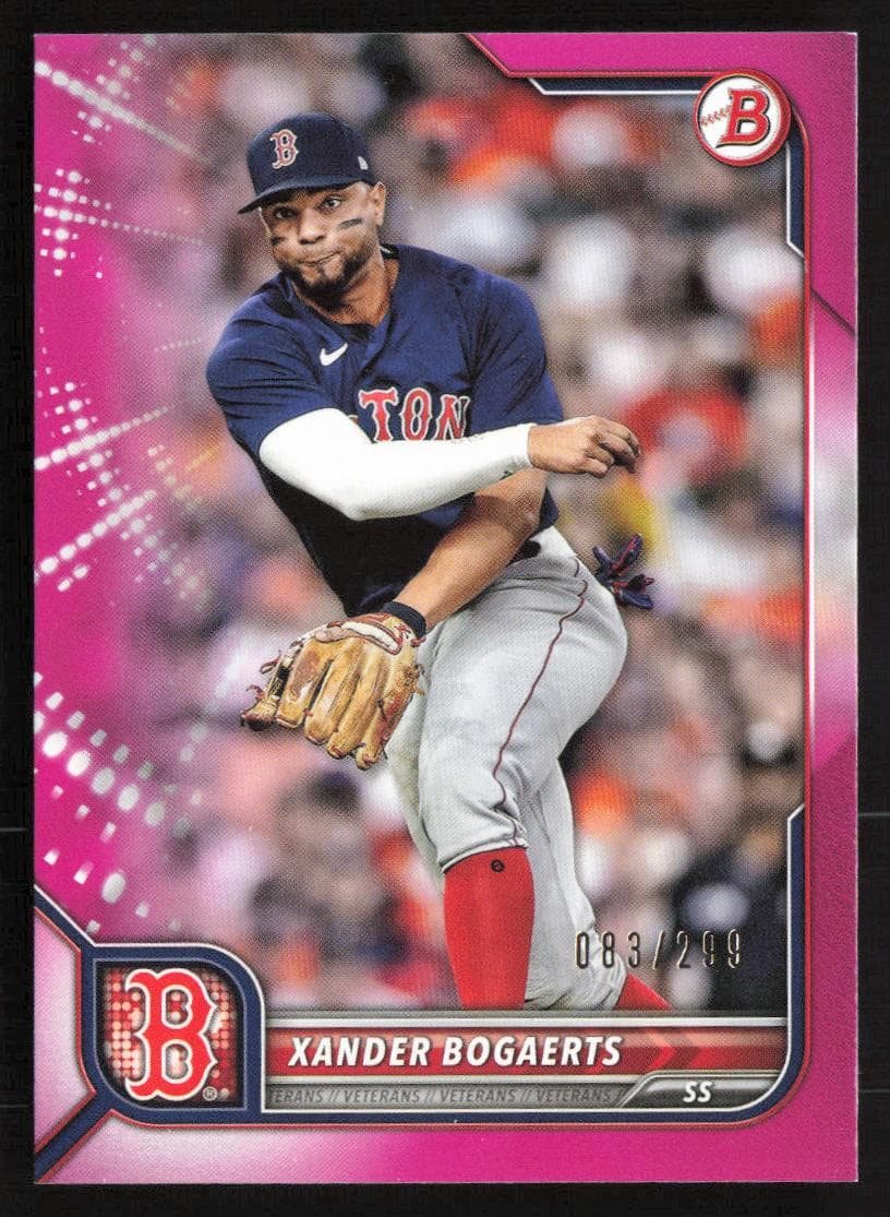 Xander Bogaerts 2022 bowman Bowman