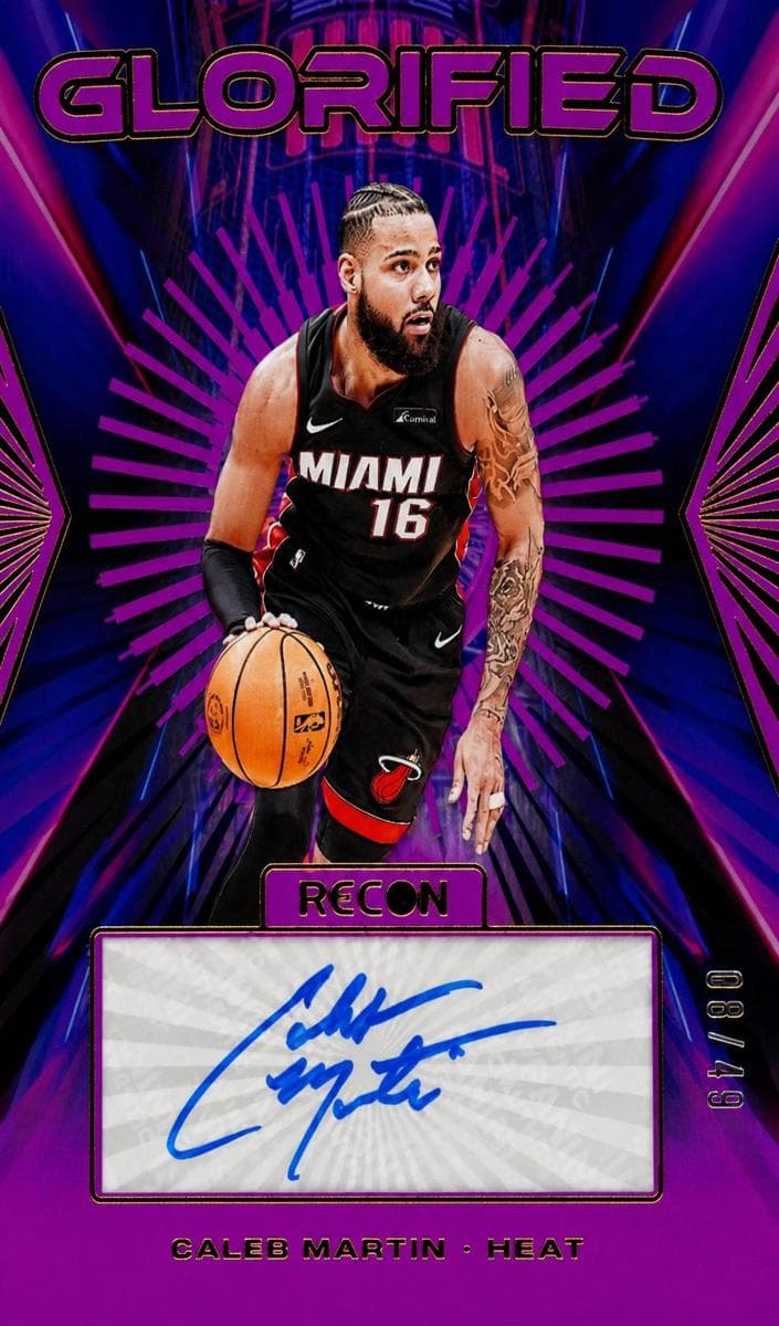 Caleb Martin 2023 panini Recon