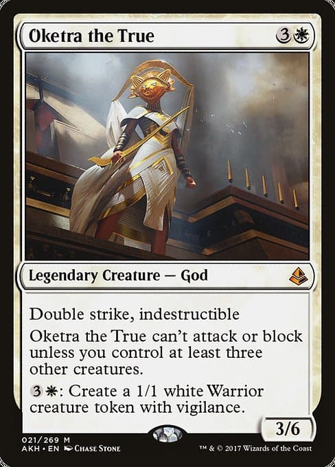 Oketra the True 2017 Magic: The Gathering Masterpiece Series: Amonkhet Invocations Foil
