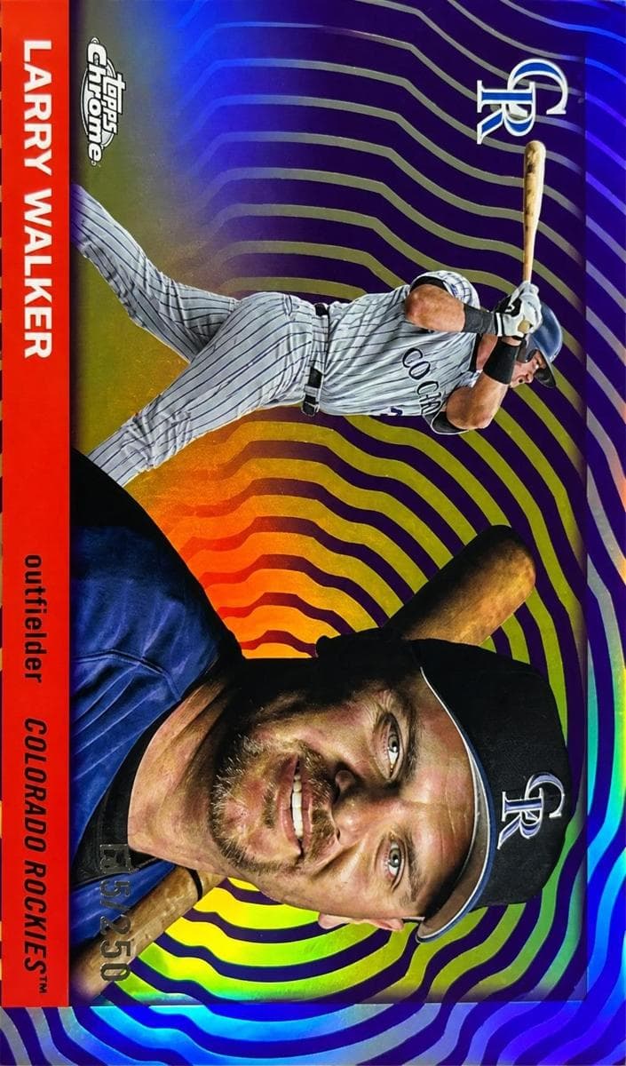 Larry Walker 2025 topps Topps Chrome Platinum