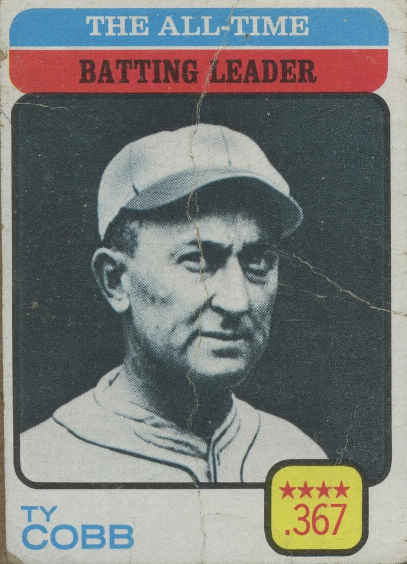 The All-Time Batting Leader - Ty Cobb #475