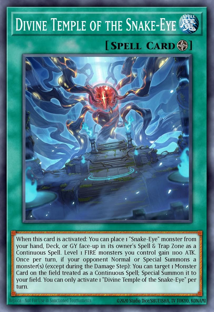 Divine Temple of the Snake-Eye 2023 Yu-Gi-Oh!