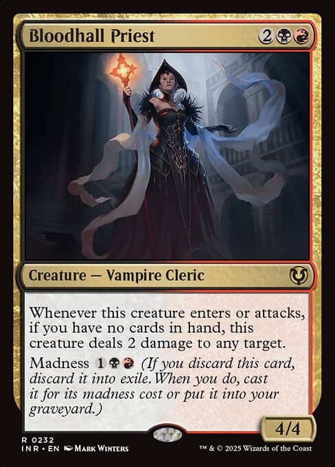 Bloodhall Priest 2025 Magic: The Gathering Innistrad Remastered