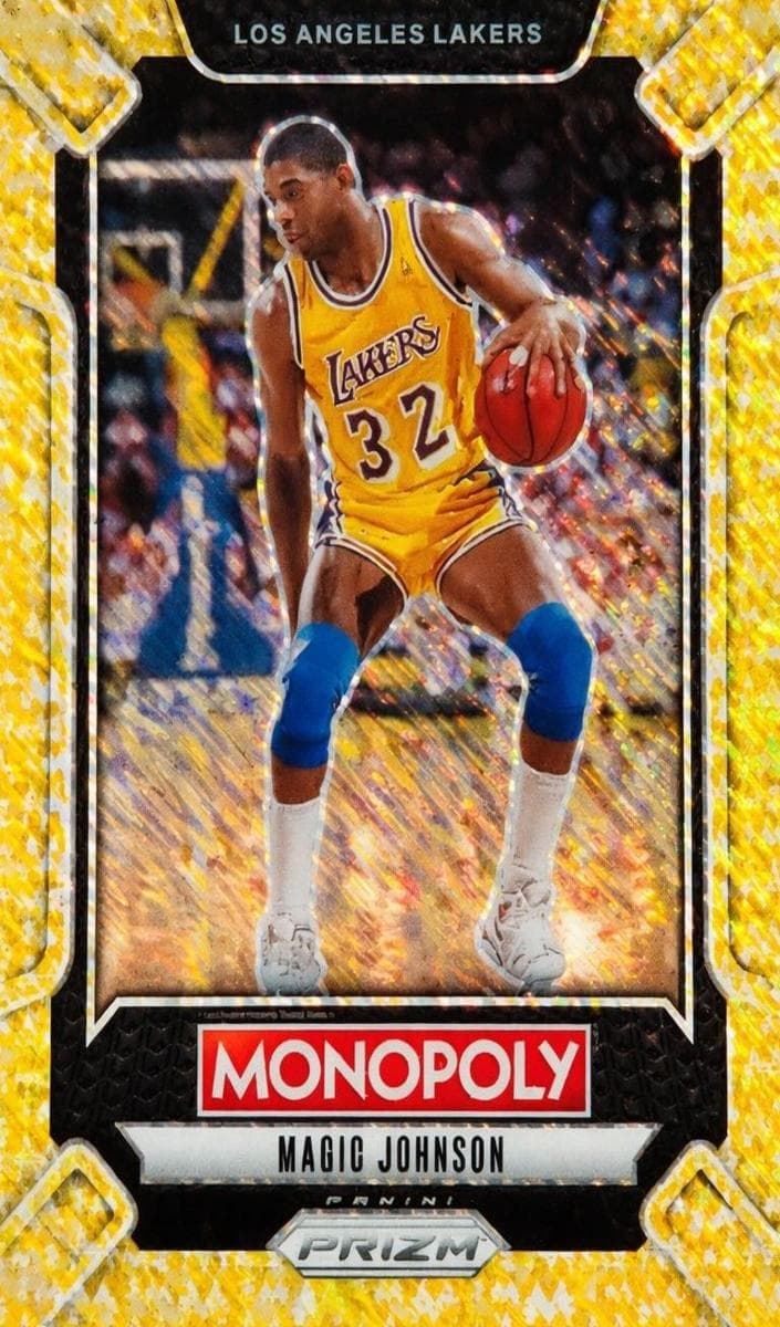 Magic Johnson trading card