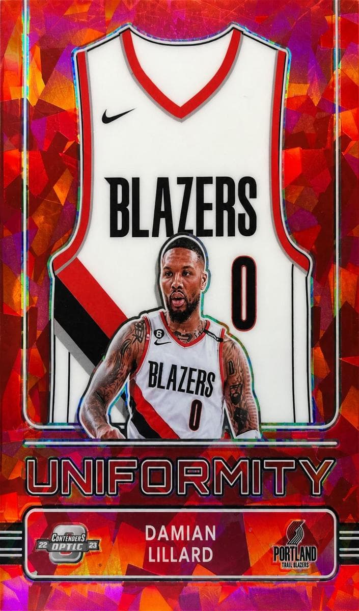 Damian Lillard 2022 panini Panini Contenders Optic
