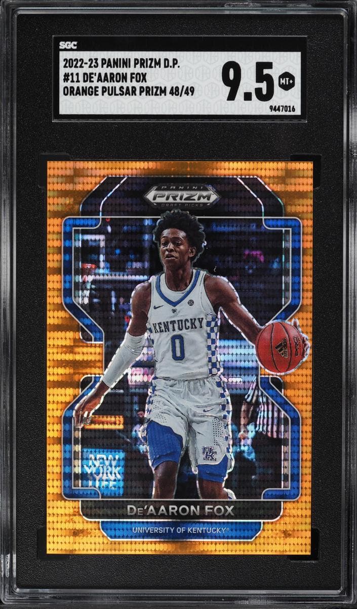 De'Aaron Fox 2022 panini Panini Prizm Draft Picks