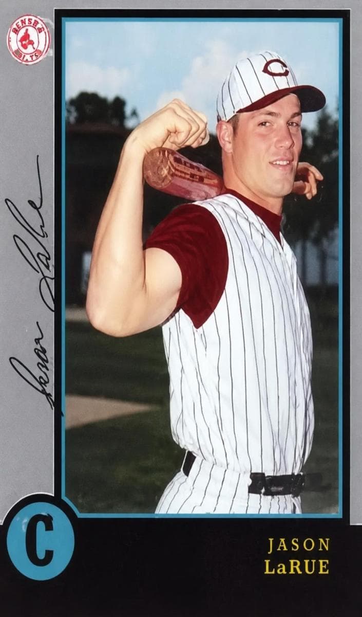 Jason LaRue 1998 bowman Bowman Chrome