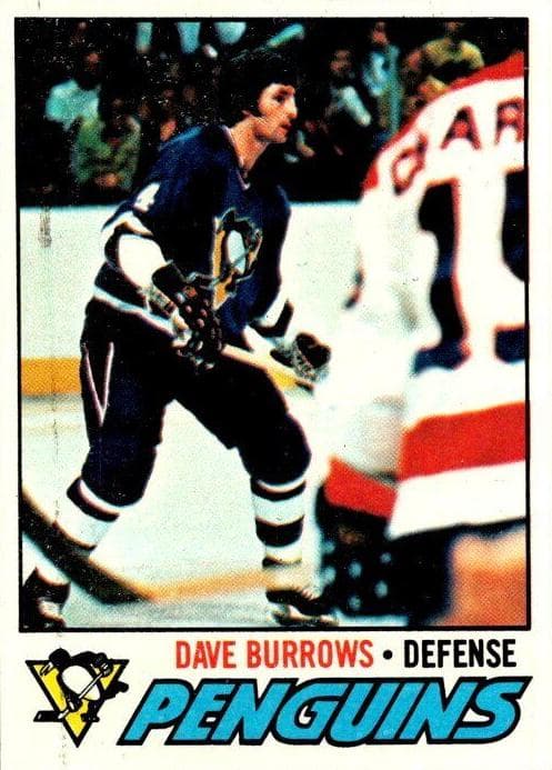 Dave Burrows 1977 topps Topps