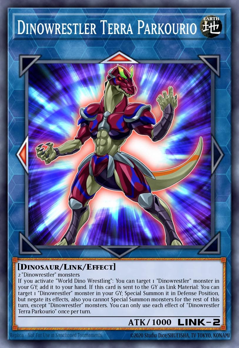 Dinowrestler Terra Parkourio #DANE-EN042