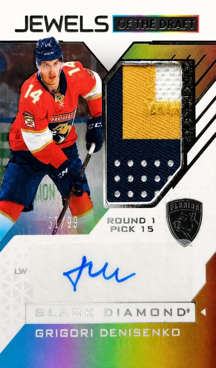 Grigori Denisenko 2021 upper-deck Upper Deck Black Diamond