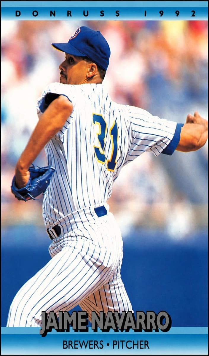 Jaime Navarro 1992 panini Donruss