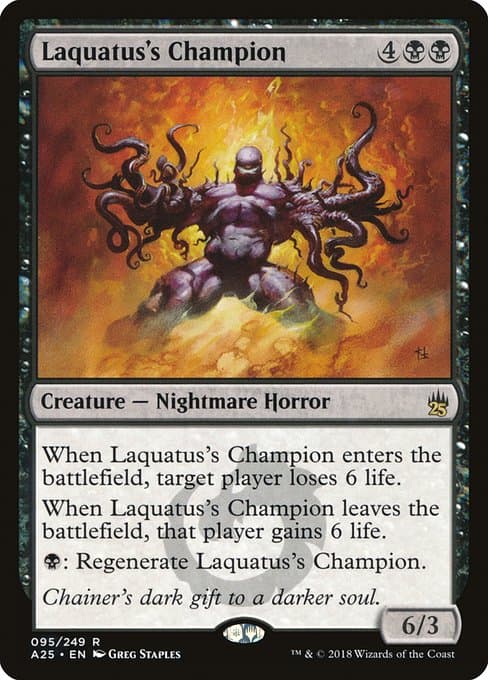 Laquatus's Champion 2004 Magic: The Gathering Torment Foil