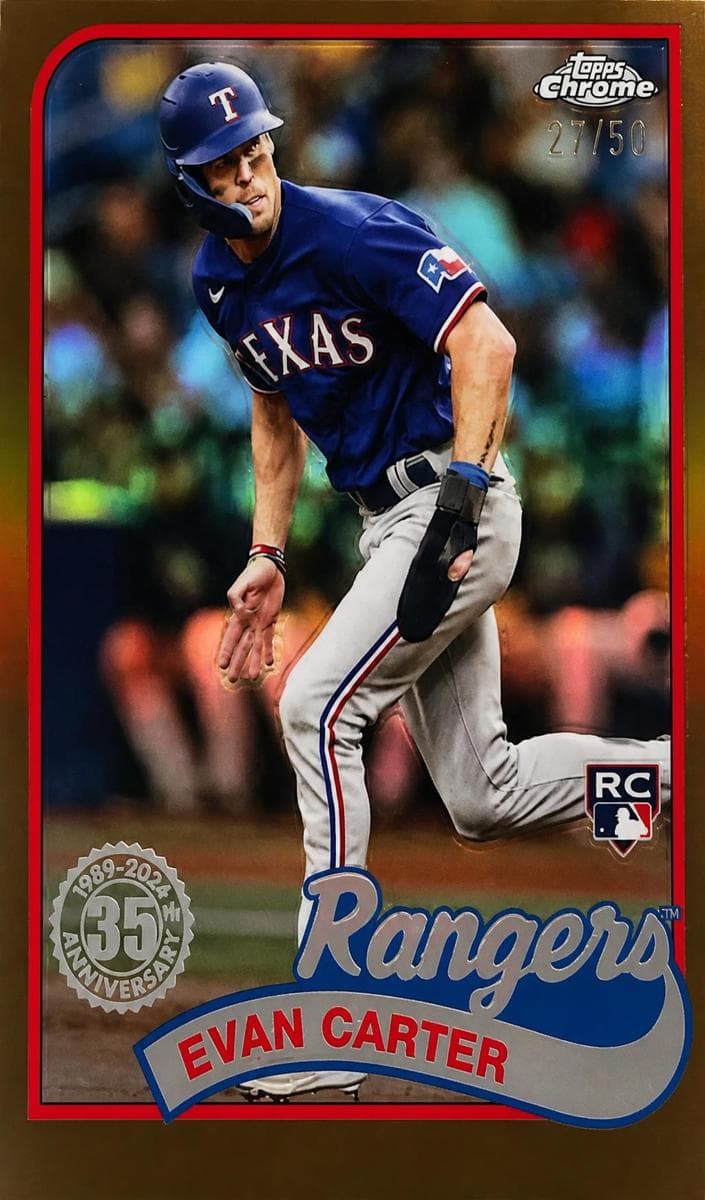 Evan Carter 2024 topps Topps Chrome
