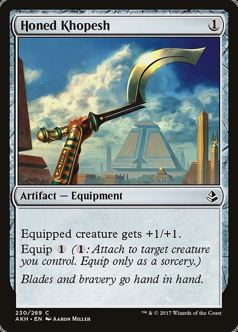 Honed Khopesh 2017 Magic: The Gathering Amonkhet