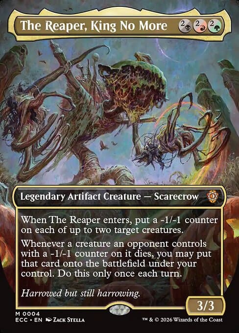 The Reaper, King No More 2026 Magic: The Gathering Lorwyn Eclipsed Commander Borderless