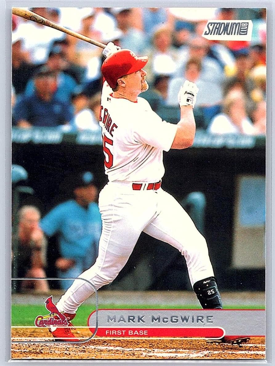 Mark McGwire 2002 topps Stadium Club